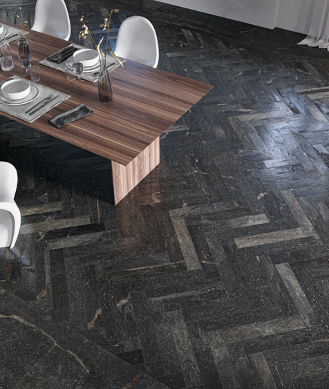 Ceramiche Piemme Ibla Nera 10X60 cm